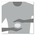 Just Launched | Dart 16FTLS Lift n' Lock Straw Slot 12 - 24 oz. Foam Cup Lids - Translucent (1000/Carton) image number 6