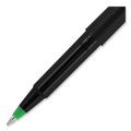 Pens | uni-ball 60154 0.5 mm Stick Roller Ball Pen - Green Ink/Black/Green Barrel/Extra-Fine (1-Dozen) image number 6