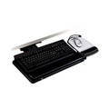 Mouse Pads & Wrist Support | 3M AKT80LE Knob Adjust Keyboard Tray with Highly Adjustable Platform - Black image number 1