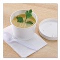 Just Launched | Chinet 71037 Squat Paper 8 oz. - 10 oz. Streetside Design Food Containers - White (1000/Carton) image number 3