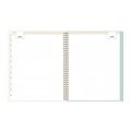 Notebooks & Pads | Blue Sky 140101 11 in. x 8.5 in. 12-Month (Jan-Dec 2026) Day Designer Secret Garden Mint Frosted Weekly/Monthly Planner image number 8