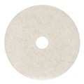  | Boardwalk BWK4021NAT 21 in. Diameter Natural Burnishing Floor Pads - White (5/Carton) image number 1