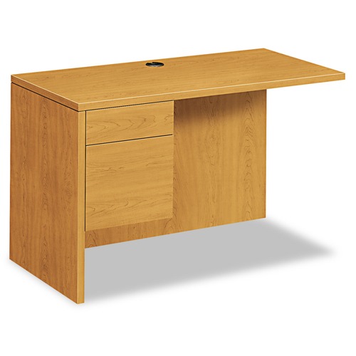 Office Filing Cabinets & Shelves | HON H10516L.CC 48 in. x 24 in. x 29.5 in. 10500 Series 3/4 in. Height Left Ped L Workstation Return - Harvest image number 0