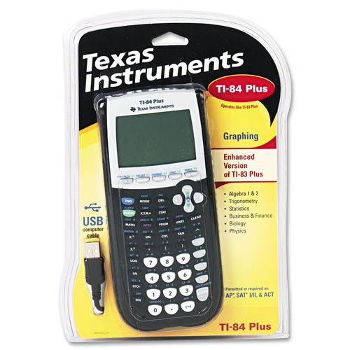 Calculators | Texas Instruments 84PL/TBL/1L1/A TI-84Plus 10-Digit LCD Programmable Graphing Calculator image number 0