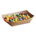 Food Trays, Containers, and Lids | Bagcraft 300699 EcoCraft Paper Food Tray with 3-lb. Capacity - Natural (500/Carton) image number 3