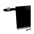 Monitor Stands | 3M DH240MB 30 Sheet Capacity Adhesive Monitor Mount Swing Arm Plastic Copyholder - Black/Silver Clip image number 0