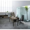 Office Desks & Workstations | Linea Italia LITUR600NW Urban Series 47.25 in. x 23.75 in. x 29.5 in. Desk Workstation - Natural Walnut image number 8