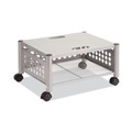 Office Desks & Workstations | Vertiflex VF52005 21.5 in. x 17.88 in. x 11.5 in. 90 lbs. Capacity 2 Shelves Metal Underdesk Machine Stand - Matte Gray image number 1