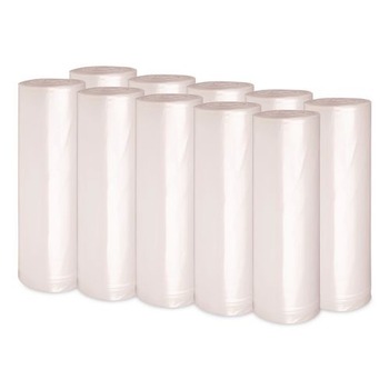 Boardwalk X7658DCKR01 38 in. x 58 in. 60 gal. 1.4 mil Low Density Can Liners - Clear (100/Carton)
