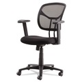 Office Chairs | OIF OIFMT4818 17.72 in. - 22.24 in. Seat Height Swivel/Tilt Mesh Task Chair with Adjustable Arms Supports Up to 250 lbs. - Black image number 2
