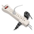 Surge Protectors | Tripp Lite SUPER7TEL15 Protect It! 2520 J 7-Outlet Surge Protector with 15 ft. Cord - Light Gray image number 4