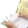 File Folders | Smead 37725 3 in. Expansion End Tab Pressboard Classification Folders with 2 SafeSHIELD Coated Fasteners - Legal Size/Gray-Green (25/Box) image number 4