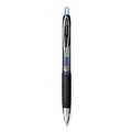 Pens | uni-ball 1790923 Signo Extra-Fine 0.38 mm Retractable 207 Gel Ultra Micro Gel Pen - Blue Ink Clear/Black Barrel (1-Dozen) image number 1