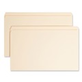 File Folders | Smead 19510 0.75 in. Expansion Straight Top Tab Fastener Folders, 1 Fastener - Legal Size/Manila Exterior (50/Box) image number 1
