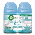Odor Control | Air Wick 62338-82093 Freshmatic Ultra 5.89 oz. Aerosol Spray Automatic Spray Refill - Fresh Water (2/Pack) image number 0