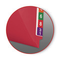 File Folders | Smead 25710 0.75 in. Expansion Shelf-Master Reinforced End Tab Colored Folders - Letter Size/Red (100/Box) image number 5