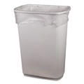 Trash Bags | Heritage Z8048WN R01 High-Density 45 Gallon 22 Microns 40 in. x 48 in. Waste Can Liners - Natural (25 Bags/Roll, 6 Rolls/Carton) image number 4
