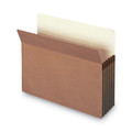 File Folders | Smead 73234 5.25 in. Expansion Drop Front File Pockets - Letter Size/Redrope (10/Box) image number 2