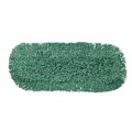 Mops | Rubbermaid Commercial FGJ85700GR00 48 in. x 5 in. Microfiber Looped-End Dust Mop Heads - Green (12/Carton) image number 2
