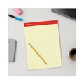 Just Launched | Universal M9-10630 8.5 in. x 11.75 in. 50 Sheets Wide/Legal Rule Red Headband Perforated Ruled Writing Pads - Canary-Yellow (1 Dozen) image number 8