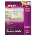 Labels | Avery 05664 Easy Peel 3.33 in. x 4 in. Shipping Labels with Sure Feed - Matte Clear (6-Piece/Sheet, 50 Sheets/Box) image number 0