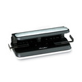 Staple Punches | Swingline A7074350F 9/32 in. Holes 32-Sheet Lever Handle Heavy-Duty Two- to Seven-Hole Punch - Black image number 1