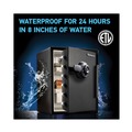 Office & Office Supplies | SentrySafe SFW205CWB 2 cu-ft. 18.6 in. x 19.3 in. x 23.8 in. Fire-Safe With Combination Access - Black image number 3