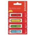 Page Flags | Universal UNV99004 Page Flags - Assorted Colors (35 Flags/Dispenser, 4 Dispensers/Pack) image number 0