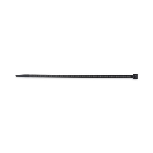 Office Cable Management | Tatco 22600 8 in. x 0.19 50 lbs. Nylon Cable Ties - Black (1000/Pack) image number 0