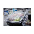 Food Trays, Containers, and Lids | Pactiv Corp. YCNB12X96400 EarthChoice Entree2Go 11.75 in. x 8.75 in. x 2.13 in. 64 oz. Plastic Takeout Container - Black (200/Carton) image number 1