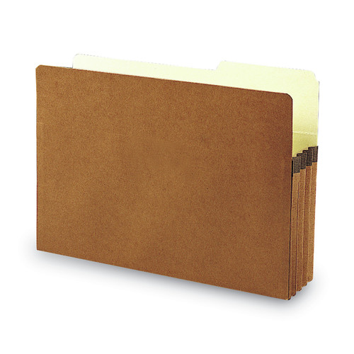 File Folders | Smead 74088 3.5 in. Expansion Legal Size Redrope Drop Front File Pockets with 2/5-Cut Guide Height Tabs (25/Box) image number 0