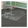 Office Chair Mats | Deflecto CM14432F SuperMat 46 in. x 60 in. Wide Lipped Frequent Use Chair Mat for Medium Pile Carpet - Clear image number 7