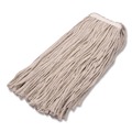 Mops | Carlisle 369716B00 16 oz Full Weight Cut End Cotton Mop Head - White image number 2