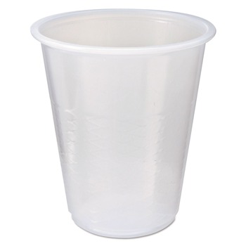 Fabri-Kal 000000000009500018 3 oz RK Crisscross Plastic Cold Drink Cups - Clear (2500/Carton)