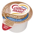 Condiments | Coffee-Mate 12461537 0.38 oz Mini Cups Plant-Based Almond Milk Non-Dairy Liquid Creamer Singles - Natural Vanilla (50/Box) image number 1