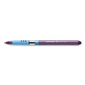 Pens | Schneider 151208 1.4 mm Slider Basic Ballpoint Stick Pen - Extra-Bold/Violet Ink/Violet Barrel (10/Box) image number 3