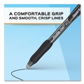 Pens | Paper Mate 2095468 Profile 0.5 mm Retractable Gel Pen - Black Ink/Translucent Black Barrel/Fine (1-Dozen) image number 2