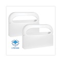 Paper & Dispensers | Boardwalk BWKKD100 16 in. x 3 in. x 11.5 in. Toilet Seat Cover Dispenser - White (2/Box) image number 3