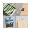 Binding Spines & Combs | Universal UNV11124 Binder Clips with Storage Tub - Medium, Black/Silver (24/Pack) image number 5