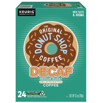COFFEE | The Original Donut Shop 5000341140 Coffee K-Cups - Donut Shop Decaf (24/Box)