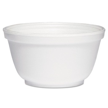 BREAKROOM SUPPLIES | Dart 10B20 J Cup 10 oz. Insulated Foam Bowls - White (1000/Carton)