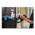 Cleaning Carts | Rubbermaid Commercial 2202571 Plastic Vacuum Holder for All Rubbermaid Commercial Full-Size and Compact Housekeeping Carts - Black (6/Carton) image number 1