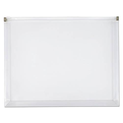 Envelopes & Mailers | Pendaflex 84190GW 10 in. x 13 in. Poly Zipper Closure Envelope - Clear (5/Pack) image number 0
