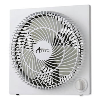 FANS | Alera FANBX10B 120V 0.7 Amp 9 in. Corded 3-Speed Plastic Desktop Box Fan - White