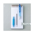 Pens | Pilot 57050 Medium 1 mm Retractable Assorted Ink Colors B2P Bottle-2-Pen Recycled Ballpoint Pen - Translucent Blue Barrel (36/Pack) image number 3