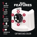 Painting | Rust-Oleum 376856 Stops Rust 5-in-1 Spray Paint, Flat White, 12 oz Aerosol Can image number 3