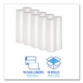 Just Launched | Boardwalk X8647SCKR01 43 in. x 47 in. 1.1 mil 56 gal Low Density Repro Can Liners - Clear (100/Carton) image number 4