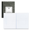 Notebooks & Pads | National 43475 80 Sheets 10 in. x 7.88 in. Quadrille Rule (5 sq-in.) Composition Book - Black Marble Cover image number 2