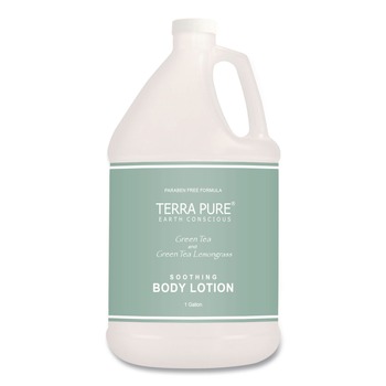 PRODUCTS | Diversified Hospitality Solutions 002270EA Terra Pure 1-Gallon Bottle Lotion - Green Tea and Lemongrass Scent