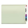 File Folders | Smead 26210 2 in. Expansion Extra-Heavy Recycled Pressboard End Tab Folders - Letter Size/Gray-Green (25/Box) image number 0